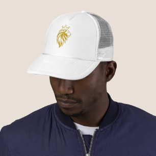 Lejon med Krona - Guld Stil 2 Keps