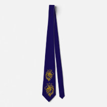 Lejon Med Krona - Guld Stil 2