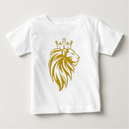 Lejon Med Krona - Guld Stil 2 T Shirt