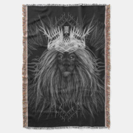 Lejon med Krona Monogram Filt