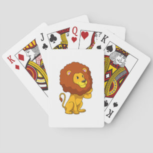 Lejon med kurvor casinokort