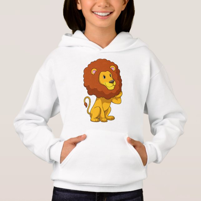 Lejon med kurvor t shirt (Framsida)