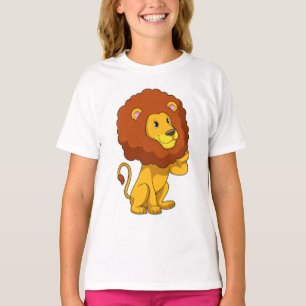 Lejon med kurvor t shirt