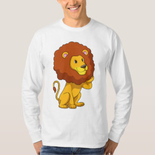 Lejon med kurvor t shirt