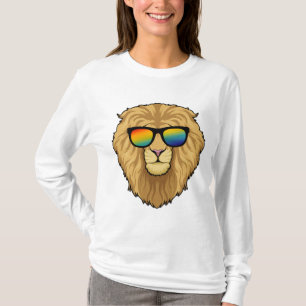 Lejon med solglasögon t shirt