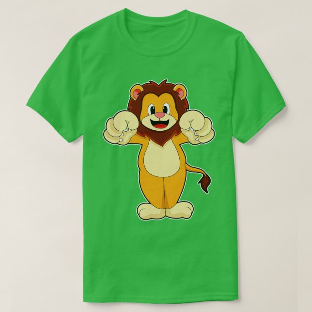 Lejon med stort Klo T Shirt (Design framsida)
