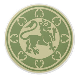 Lejon medeltida knopp