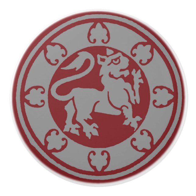 Lejon medeltida knopp (Framsidan)