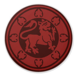 Lejon medeltida knopp