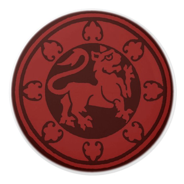 Lejon medeltida knopp (Framsidan)