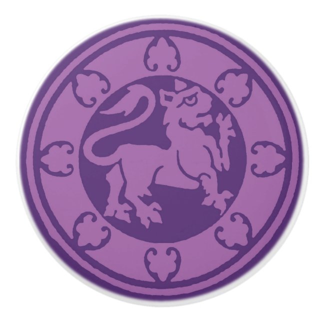 Lejon medeltida knopp (Framsidan)