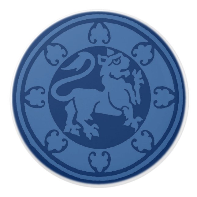 Lejon medeltida knopp (Framsidan)