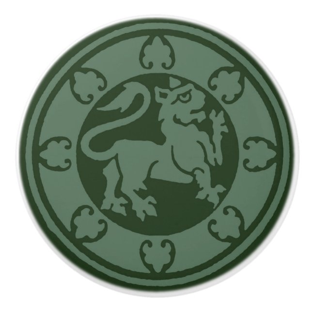 Lejon medeltida knopp (Framsidan)