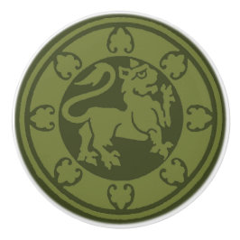 Lejon medeltida knopp