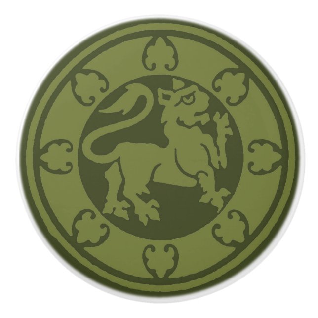 Lejon medeltida knopp (Framsidan)