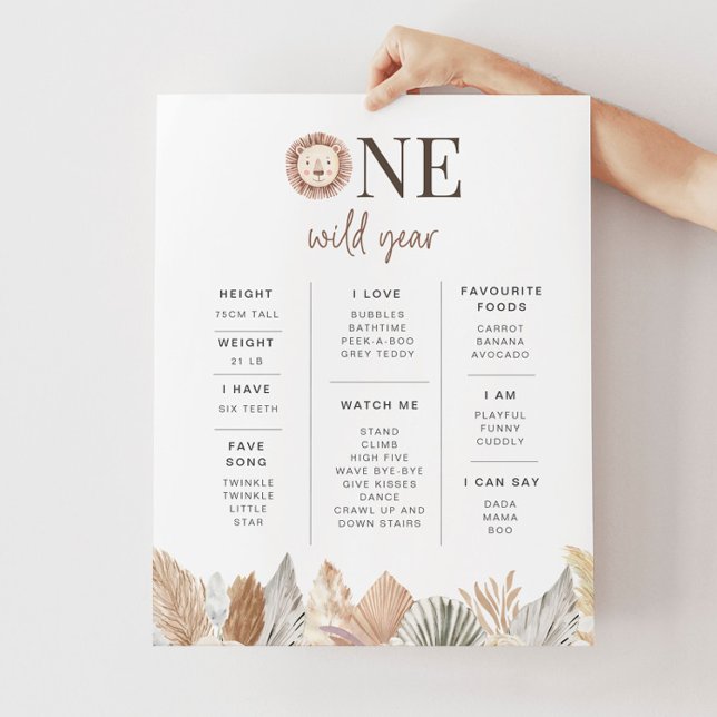 Lejon milstolpe för en Vild Poster (Skapare uppladdad)