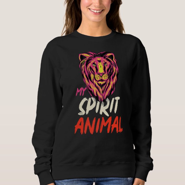Lejon min Vild av mitt andre djur, Forest Wildlife T Shirt (Framsida)