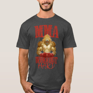 Lejon MMA Workout Boxing Martial Arts Beast Fight T Shirt