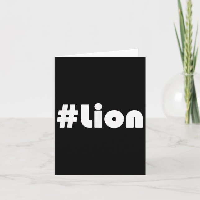 #lejon Motivational Inspirational Succational Quot Kort (Framsida)