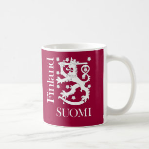 Lejon mugg för SUOMI Finland