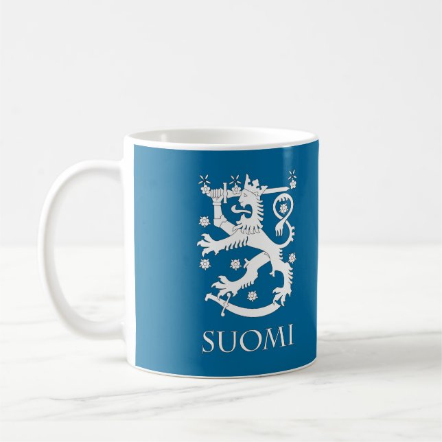 Lejon mugg för SUOMI Finland (Vänster)