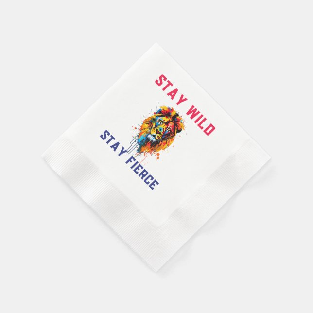 Lejon napkin pappersservett (Hörn)