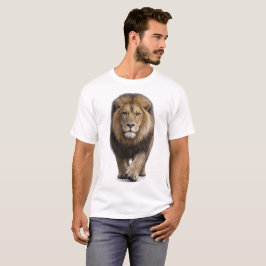 Lejon närmar sig t shirt
