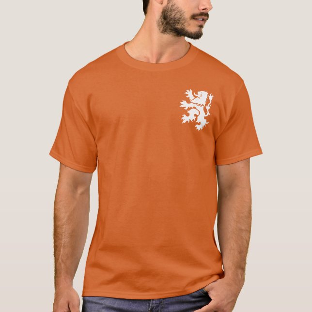 Lejon Nederländerna Tee Shirt (Framsida)