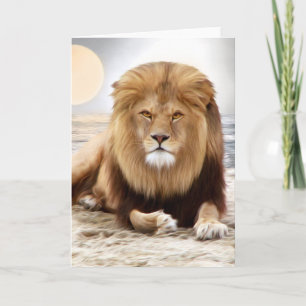 Lejon Ocean Photo Paint Kort