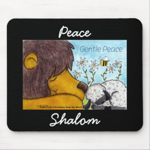 Lejon och Lamb Gentle Peace Musmatta