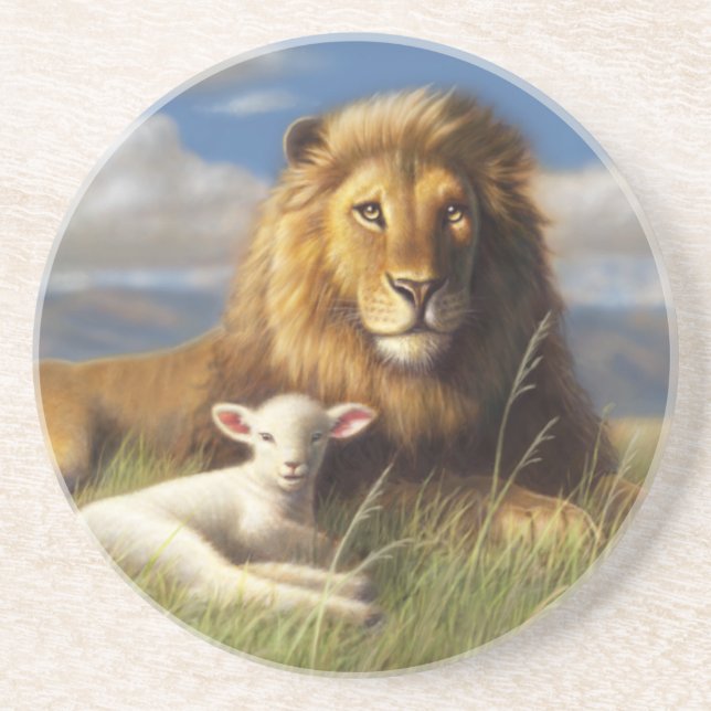 Lejon och Lambkustfartyg Underlägg (Framsidan)