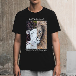 Lejon och lambsvart T-tröja T Shirt