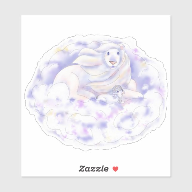 Lejon och lamm | klistermärken (Ark)