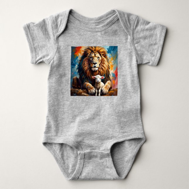 Lejon och lamm t shirt (Framsida)