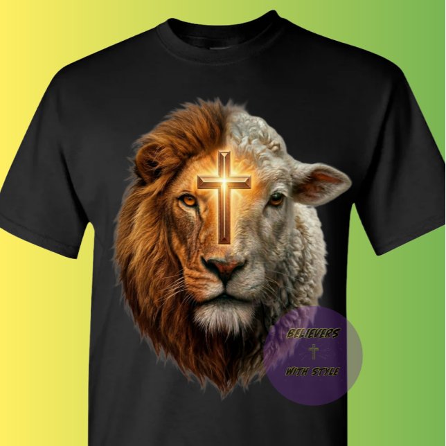 Lejon och lamm t shirt (Skapare uppladdad)