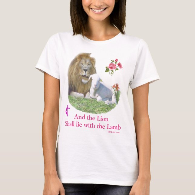 Lejon och lamm t shirt (Framsida)