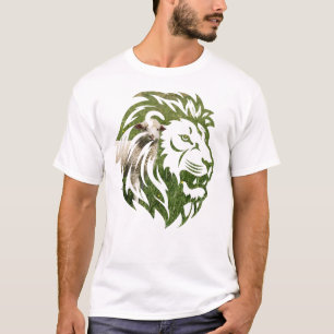 Lejon och lamm T-Shirt-design T Shirt