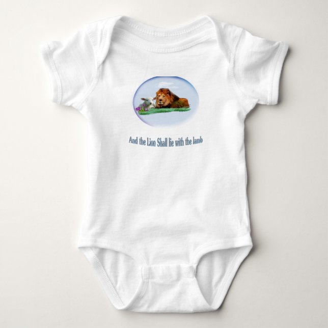 Lejon och lamm tee shirt (Framsida)