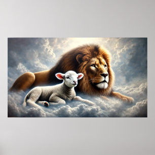 Lejon och lammPoster Poster