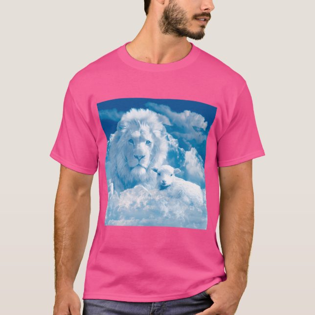Lejon och lampa t shirt (Framsida)