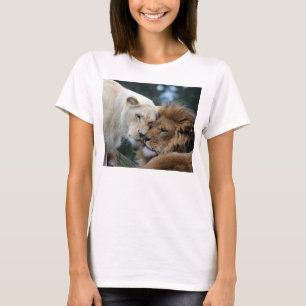 Lejon och lioness t shirt