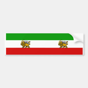 Lejon och Sol Iran Flaggor Bildekal