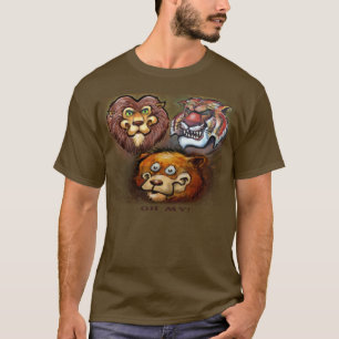 Lejon och Tigers och Bears. T Shirt