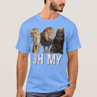 Lejon och tigrar och Bears Oh My Sitta tillsammans T Shirt