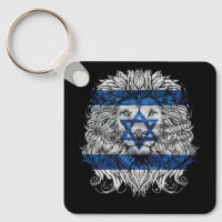 Lejon om det judiska Pridet Israel Flagga Jerusale