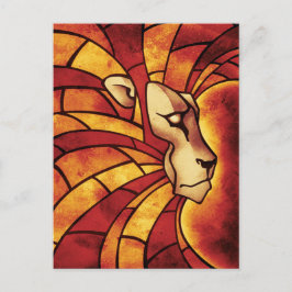 Lejon om Judah - Jah Rastafari - vykort