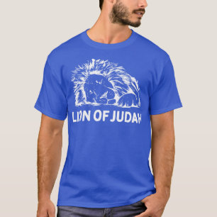 Lejon om Judah Jwe Juda Jesus Gott Church Christia T Shirt