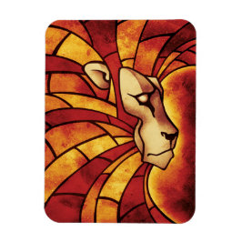 Lejon om Judah - Rastafara - Reggae Rasta Magnet