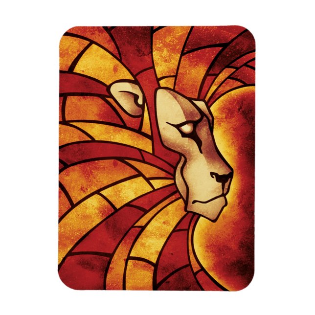 Lejon om Judah - Rastafara - Reggae Rasta Magnet (Vertikal)