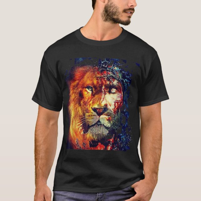 Lejon om Judah T Shirt (Framsida)